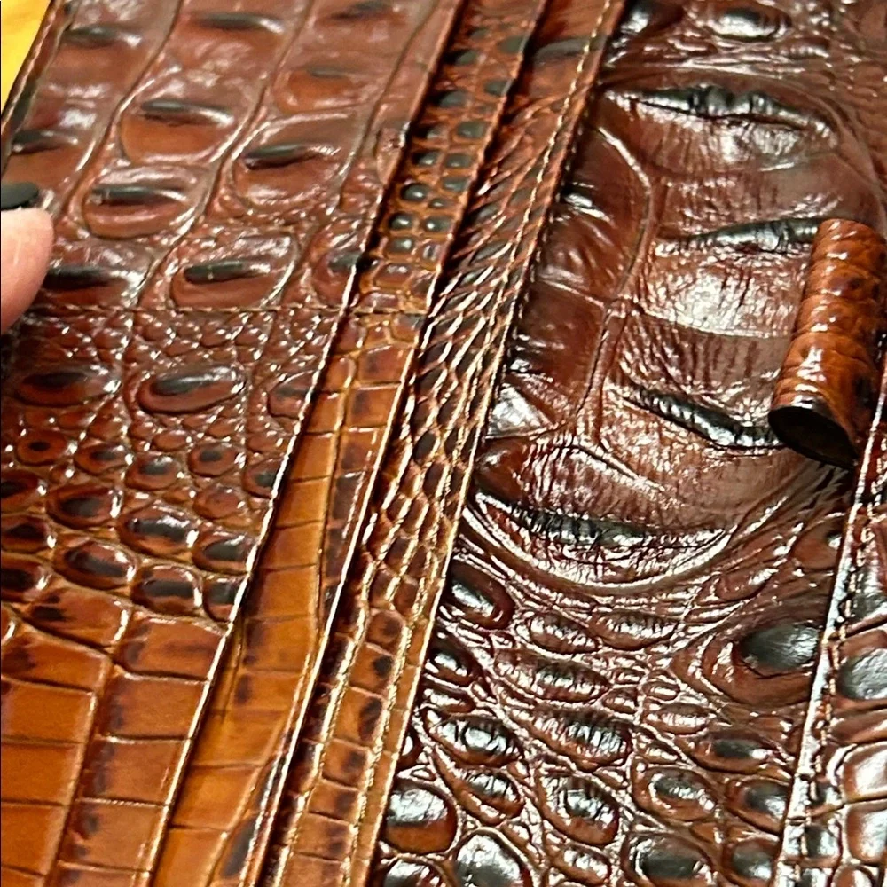 Brahmin Pecan Checkbook Wallet NWOT